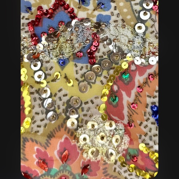 Vintage 60s Elinor Simmons for Malcolm Starr beaded and Sequin dress - Picture 11 of 14